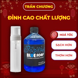  Blue soap - Nước rửa hình xăm - Vệ sinh làm dịu nhẹ bớt ra nước mô | Chai 500ml 