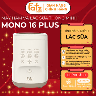  Máy Hâm và Lắc sữa thông minh FATZ BABY Mono 16 Plus FB3067SJ chế độ giữ ấm sữa thông minh tiện lợi 