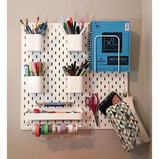 Phụ kiện Pegboard IKEA đa năng, khay, giá đỡ, hộp kéo