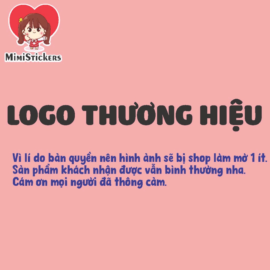 Hình ủi, hình ép nhiệt - Logo 1 (nhiều mẫu)
