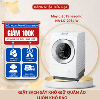  Máy giặt Panasonic NA-LX129BL-W giặt 12kg sấy 6kg Hộp tạo bọt trước – Giặt sạch xả nhanh hơn Hàng Nhật TIẾN ĐẠT 