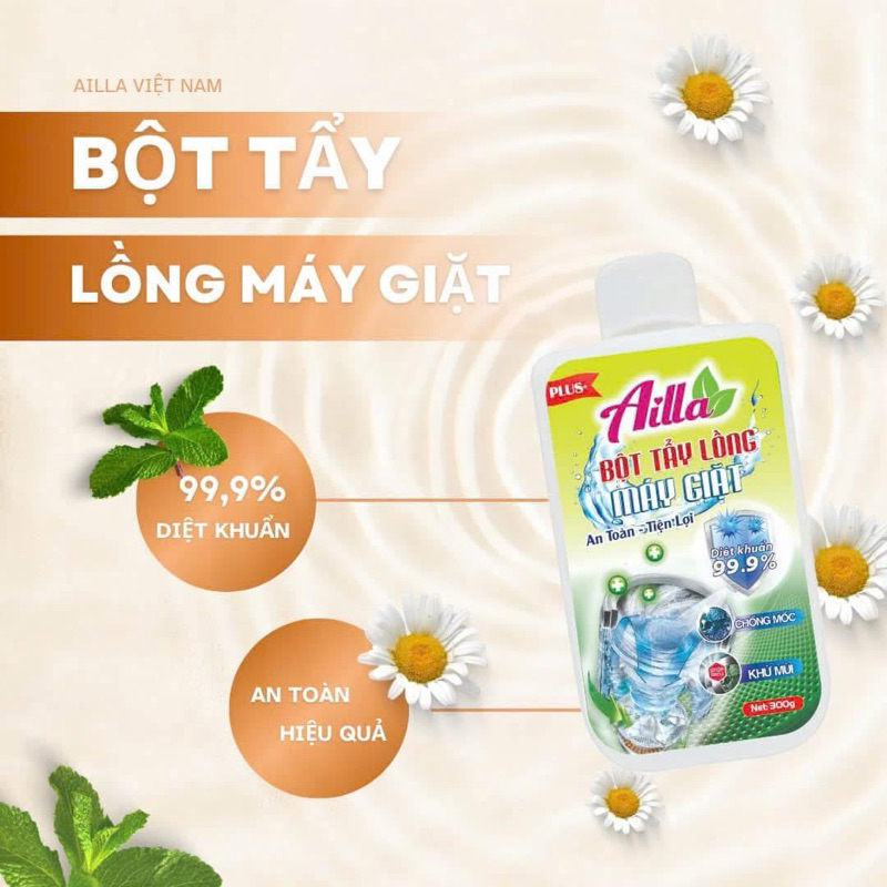 Tẩy lồng máy giặt Ailla