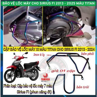 Bộ ốp dè dành cho xe Sirius RC 2006-2024, Sirius  FI 2013-2025, Bộ Bảo Vệ Lốc Máy, Cần Số