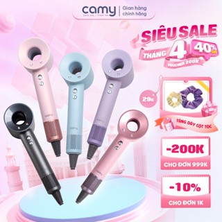 Máy sấy tóc ion âm Camy Air Power 2 chiều tạo kiểu bảo vệ tóc, tốc độ cao 1600W bảo hành 12 tháng