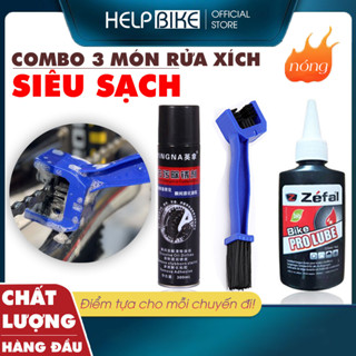 COMBO Bộ vệ sinh xích líp xe đạp siêu sạch, chống han rỉ và hoạt động ổn định hơn - Combo_Ruaxich