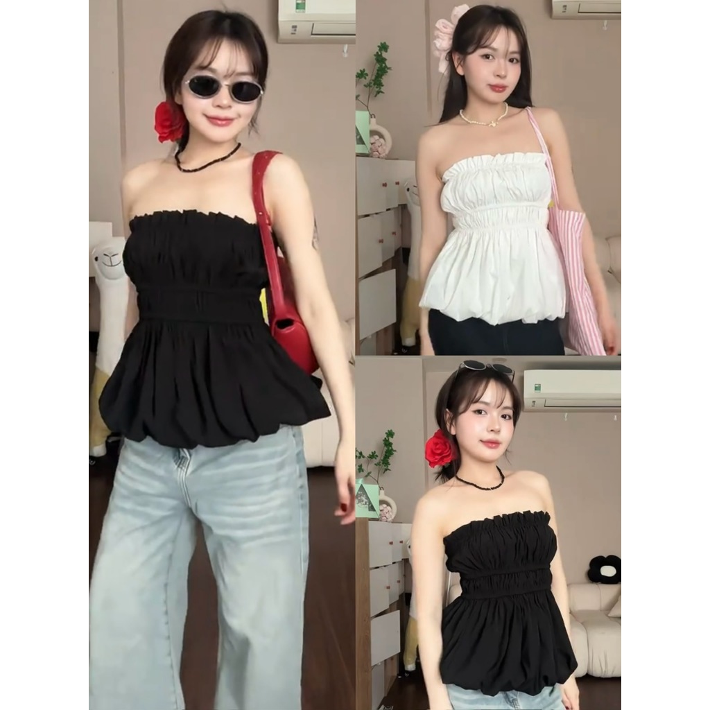 ÁO BÍ CUP NGỰC DÁNG XÒE CHẤT GIÓ SẦN ÁO QUÂY 2 LỚP CUP NGỰC DÁNG BÍ 2025 | BigBuy360 - bigbuy360.vn