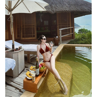 Bikini nhung - 2 mảnh basic siêu sexy
