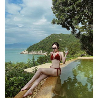 Bikini nhung - 2 mảnh basic siêu sexy