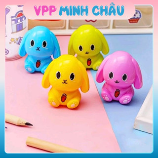 Combo 3 gọt bút chì đẹp gọt dễ dàng không bị gãy ngòi, chuốt viết chì nhiều màu sắc hình dáng dễ thương làm phần thưởng