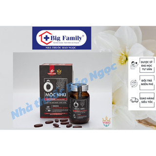 Viên uống Ô Mộc Nhu - giúp tóc chắc khoẻ, giảm gãy rụng mang lại mái tóc đen bóng mượt mà