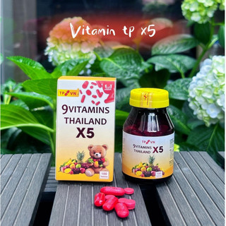  Vitamin TP VN X5 Thái Lan Hộp 100 Viên Hỗ Trợ Ăn Ngon Tăng Cân Cho Người Gầy 