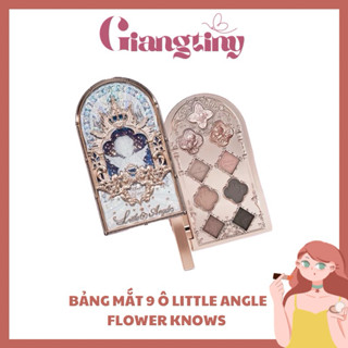 [Flower Knows]Bảng phấn mắt 9 ô Flower Knows hình thiên thần nhỏ dập nổi Little Angel Thiên Sứ 10.5g