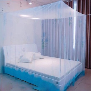 Mùng ngủ tuyn in bông 1m6,1m8