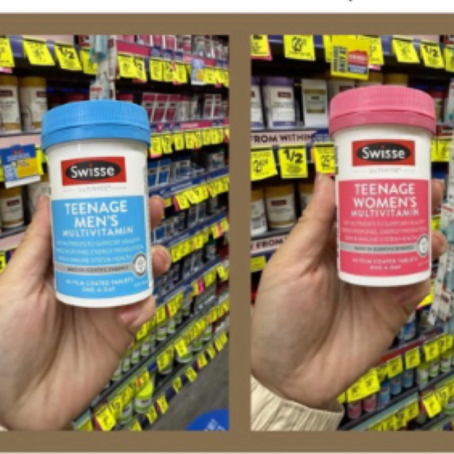 TEEN BOY TEEN GIRL MULTIVITAMIN SWISSE - Vitamin tổng hợp tuổi teen