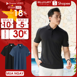 Áo Polo Vải Recycle 8APCT443 Biluxury Bền Màu, Dễ Làm Sạch, Chống Nhăn