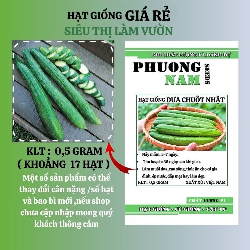 20H- HẠT GIỐNG DƯA CHUỘT NHẬT