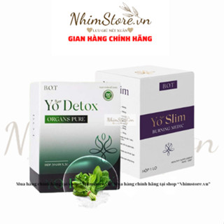  Giảm Cân Yo Slim Kèm Yo Detox B.O.T  Bộ đôi hủy diệt mỡ Yoslim Yodetox  Chính Hãng 