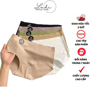COMBO 5-10 Quần Lót Nữ LADI Đúc Su Thun Lạnh 7A Không Đường May Cao Cấp Mềm Mại Kháng Khuẩn Mẫu 7A