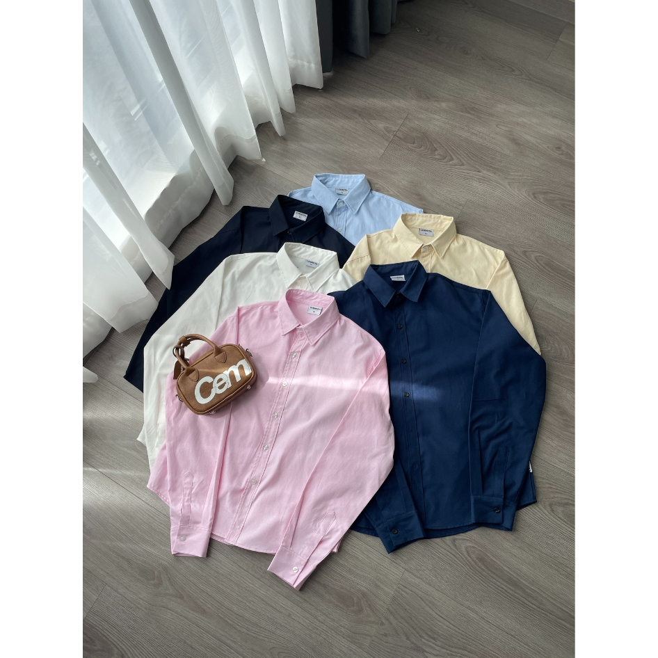 Áo Sơ Mi Oxford CEMMERY Local Brand Chính Hãng Flow Shirt Unisex Form Boxy Tay Dài 6 Màu | BigBuy360 - bigbuy360.vn