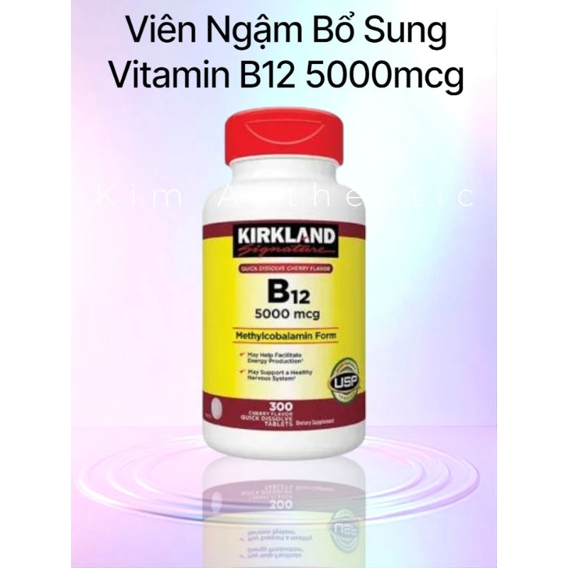 [ Bill Us - New] Viên Ngậm Bổ Sung Vitamin B12 5000mcg