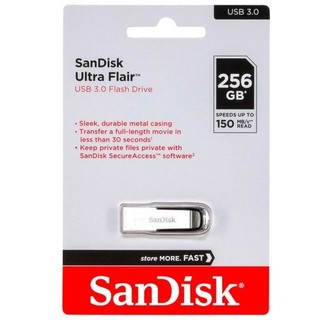Usb 3.0 sandisk cz73 ultra flair 256gb 150mb/s