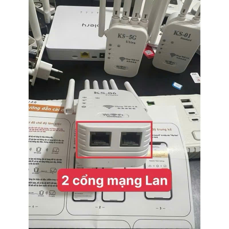 Bộ Kích Sóng Wifi 6 Râu Tốc Độ Cao 1200 Mbps - Kích Wifi Truyền Sóng Nhanh Ổn Định Xuyên Tường | BigBuy360 - bigbuy360.vn