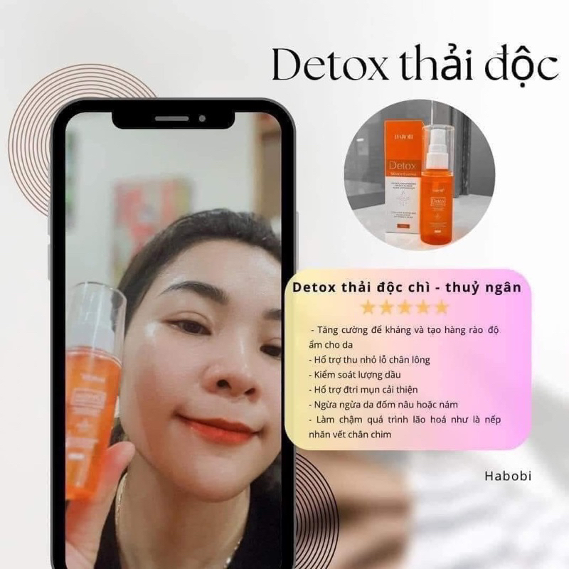 Xịt Khoáng Detox Habobi Miracle Essence