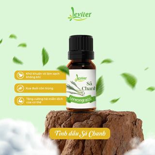Tinh Dầu Sả Chanh Leviter 100ml, Nguyên Liệu Xông Máy Khuếch Tán, Sản Xuất Xịt Phòng, Mỹ Phẩm