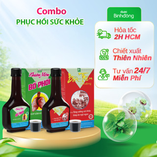 Combo Phục Hồi Sức Khỏe Sau Bệnh của Dược Bình Đông gồm 3 Thiên Môn Bổ Phổi và 3 Bát Tiên Bình Đông