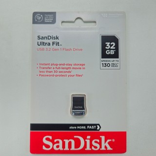 Usb 3.1 sandisk cz430 ultra fit 32gb 130mb/s