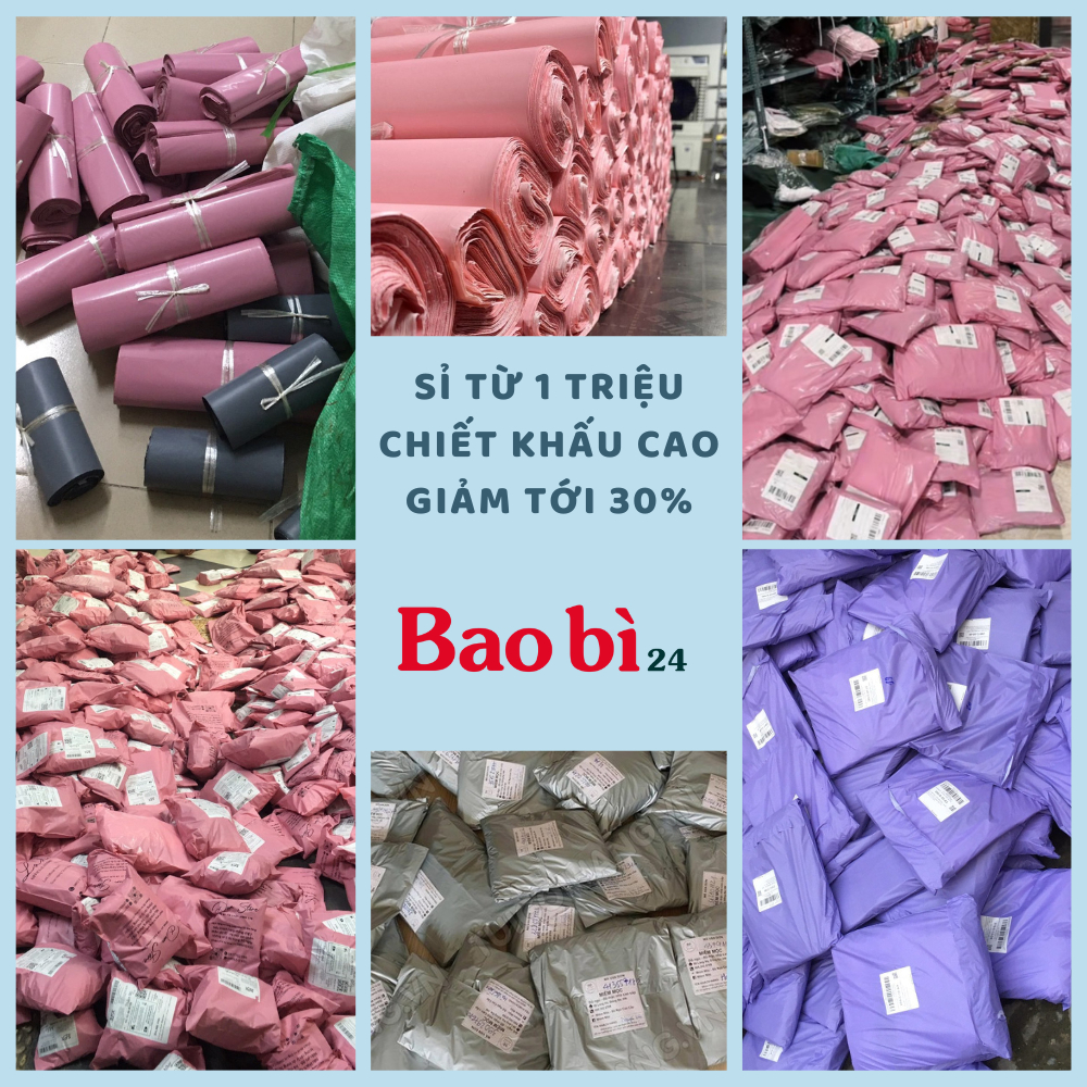 [1kg] Túi đóng gói niêm phong - Bọc đóng hàng tự dính - Tiện lợi, Tiết kiệm