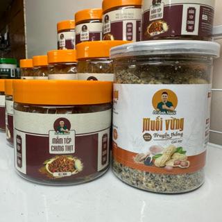 (Combo 2 hộp 300g l) 1 Mắm tép chưng thịt Truyền Thống 1 Muối Vừng Truyền Thống