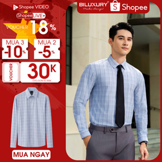 Áo Sơ Mi Dài Tay Mềm Mịn, Chống Nhăn, Chống Tia UV 8SMDC330 Biluxury