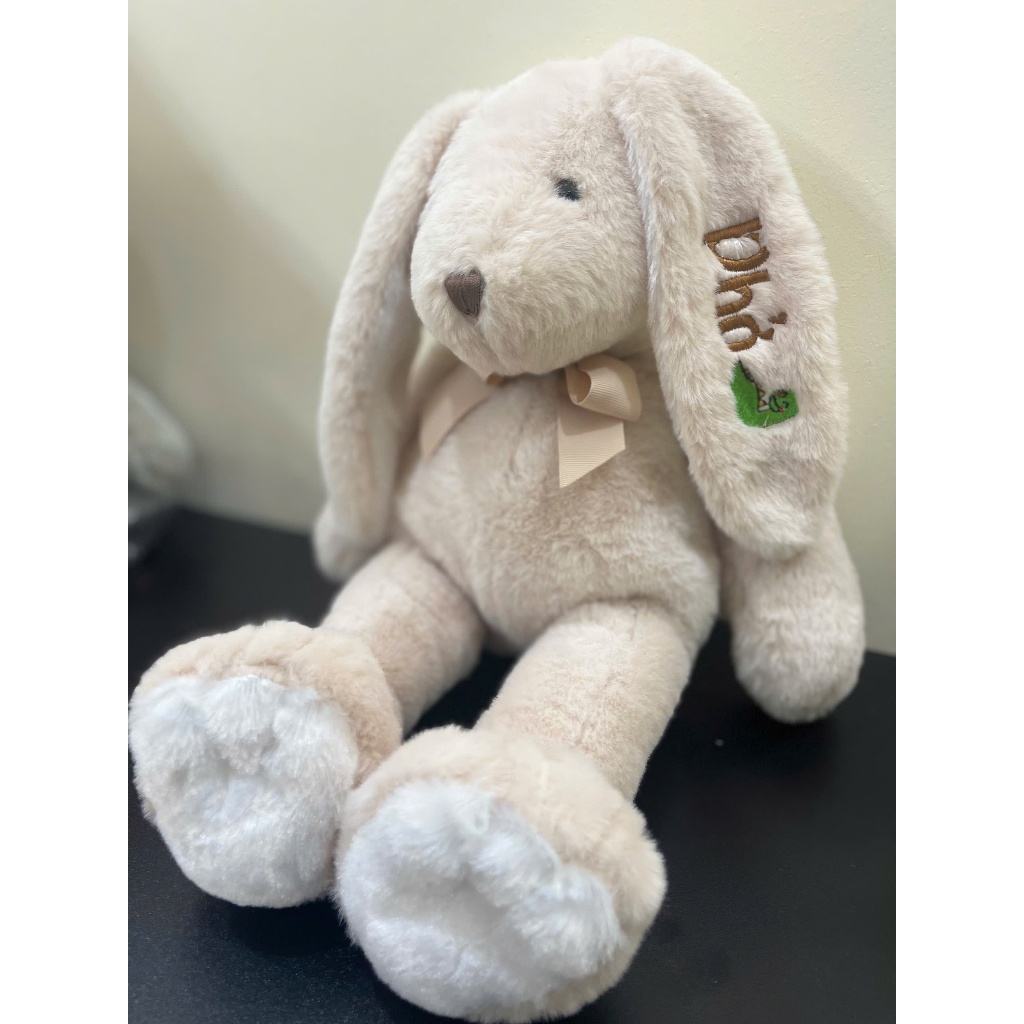 [Hỏa Tốc] Thỏ Bông lông mềm thêu tên cho bé theo yêu cầu - Gấu bông Jellycat thêu tên, gối ôm trẻ em