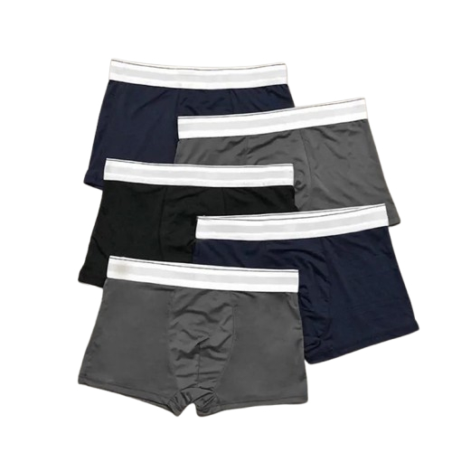 Combo 5 Quần sịp đùi nam, quần lót boxer nam cotton thun lạnh co dãn 4 chiều thấm hút tối đa