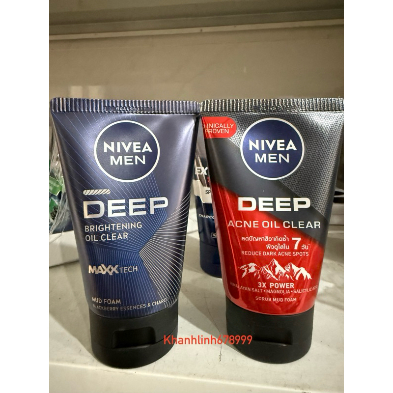 sữa rửa mặt Nivea Men 100g