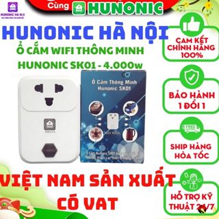 Hunonic Sk01 Ổ Cắm Điện Wifi Thông Minh Hẹn Giờ Điều Khiển Từ Xa Bằng Điện Thoại [Việt Nam]