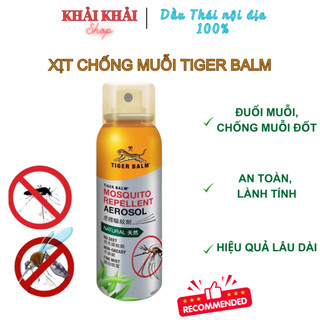  Xịt chống muỗi Tiger Balm Mosquito Spray 120ml Xịt đuổi muỗi & côn trùng chống muỗi đốt Tiger Balm Thái Lan 
