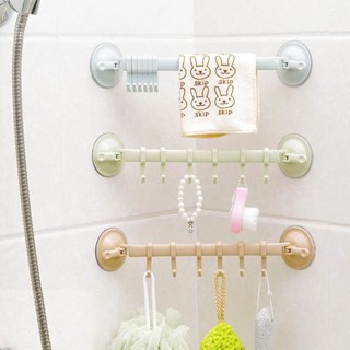 Thanh Treo Đồ Đa Năng 6 Móc–Phụ Kiện Treo Đồ Tiện Lợi, Chịu Lực Tốt, Dễ Dán Tường, Phù Hợp Cho Nhà Bếp & Phòng Tắm 1303