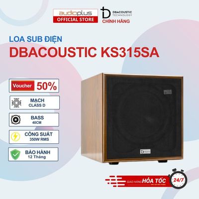 Loa sub điện DBAcoustic KS315SA - Bass 40cm - Công suất 350W - Chính hãng - BH 12 tháng