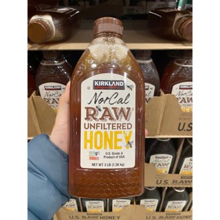 Mật ong Mỹ nguyên chất date 2027 Kirkland Raw Unfiltered Honey USA 1.36kg  - EDS Hàng Mỹ 