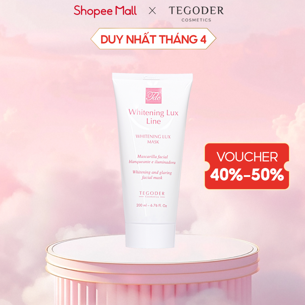 Mặt nạ dưỡng trắng da Tegoder Whitening Lux mask 200 ml 7542
