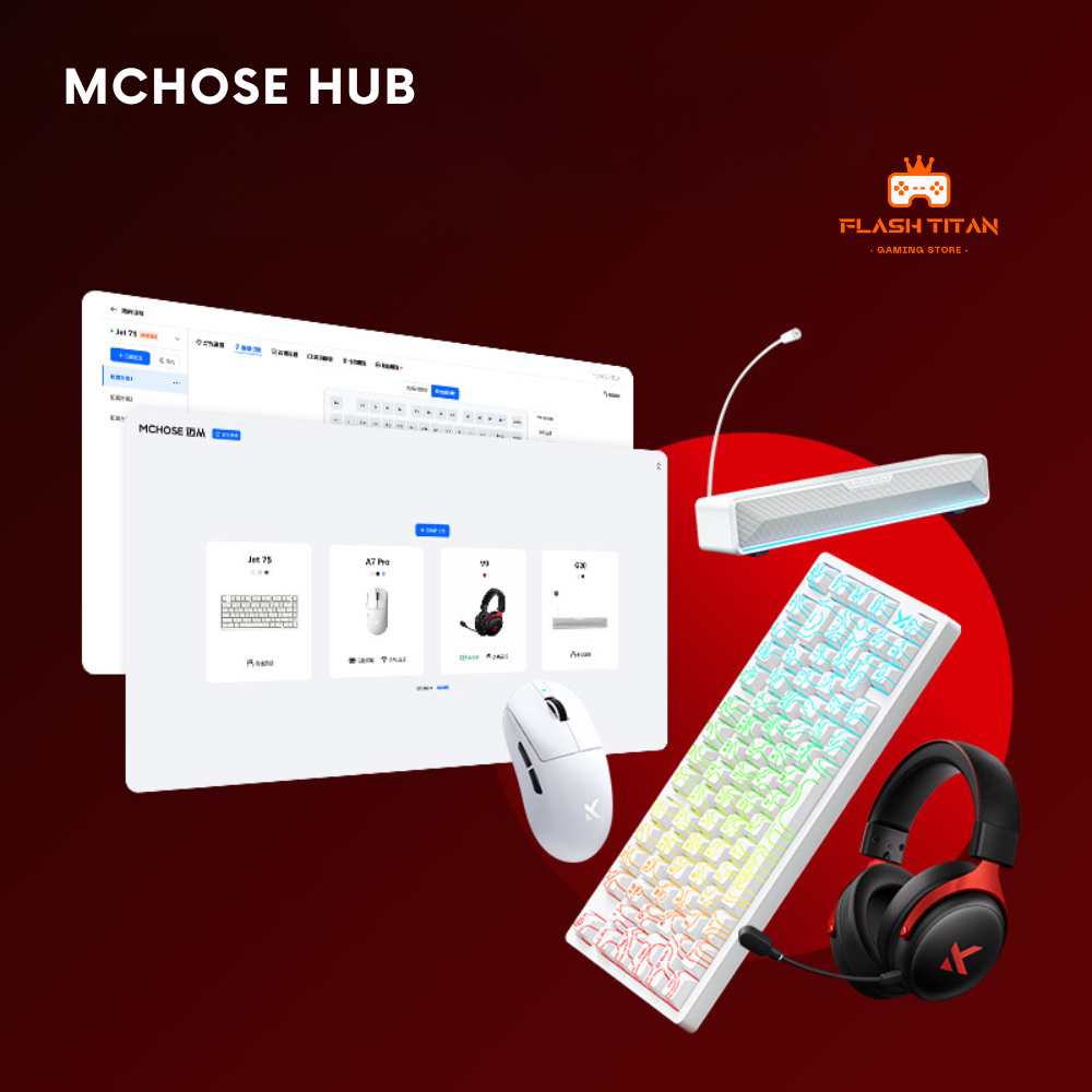 Bàn phím cơ gaming Mchose JET75 - Công nghệ Rapid Trigger - Polling rate 8000hz - LED RGB - RT 0.01 | BigBuy360 - bigbuy360.vn