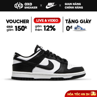 Giày Dunk Low Retro Panda DD1391-100 AUTH thể thao dành cho nam nữ, Dunk Low Retro Panda real Fullbox OXO FASHION