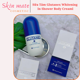  Sữa Tắm Dưỡng Trắng Da Body Glutanex Whitening In Shower Body Cream 300ml - Kem tắm kích trắng cấp tốc chống nhăn da 
