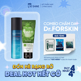 Combo sữa rửa mặt tràm trà Skin&dr và Serum dưỡng trắng da Dabo - Da láng mịn phát sáng