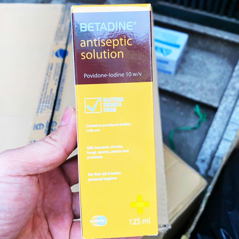 Dung dịch  Betadine 125ml sát khuẩn da