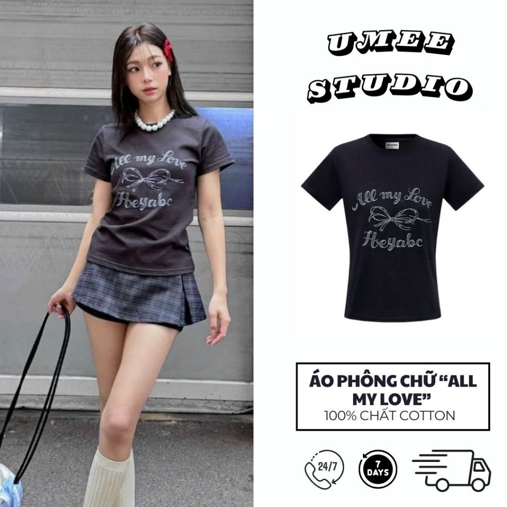 Áo phông cộc tay MYLOVE ''UMESTUDIO'' MS 12