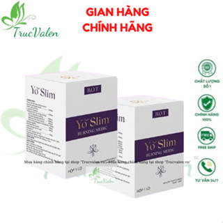  Giảm Cân Yo Slim B.O.T  COMBO 2 HỘP  Giảm Cân YoSlim BOT An Toàn Hiệu Quả 