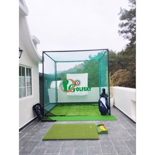 COMBO FULLSET KHUNG LỒNG + THẢM TẬP SWING & PUTTING GOLF TẠI NHÀ – GIẢI PHÁP TẬP LUYỆN HOÀN HẢO!